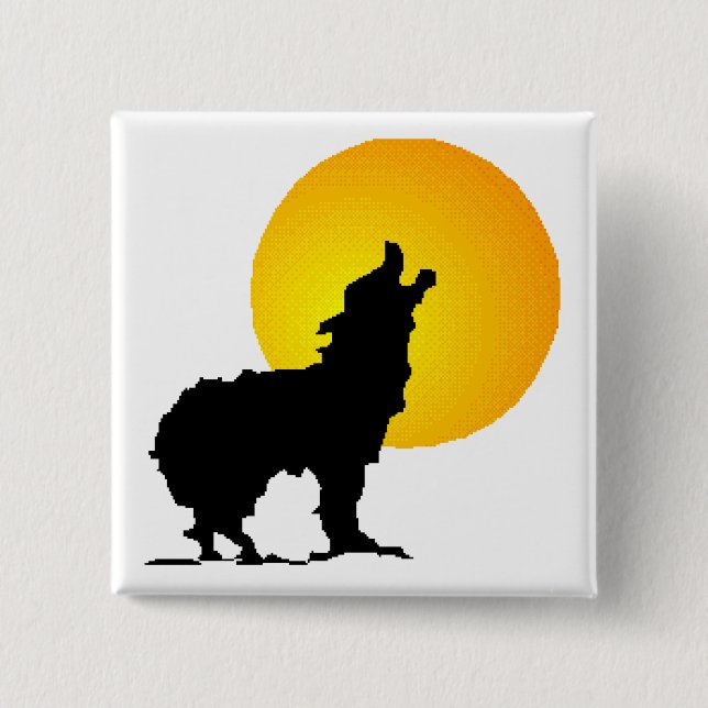Howl at the Moon Button (Front)