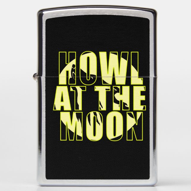 Howl at the Moon Zippo Zippo Lighter (Front)