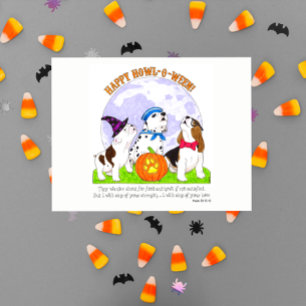 Howl-O-Ween Inspirational Postcard