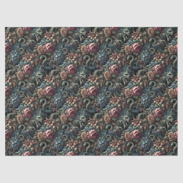 Howl of the Gilded Wild — Gothic Victorian  Tissue Paper (Front)