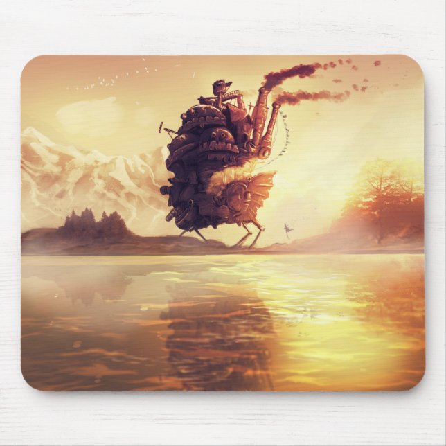 Howl' S Moving Castle Mouse Pad (Front)