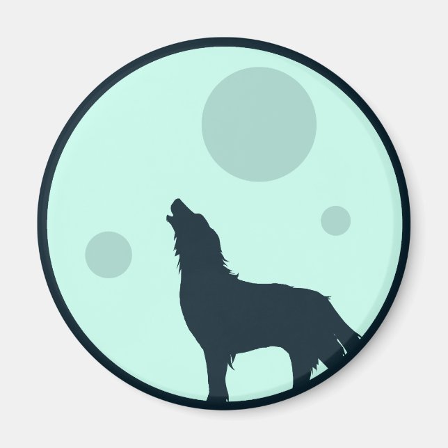 Howl to the Moon Magnet (Front)