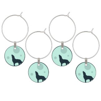 Howl to the Moon Wine Charm