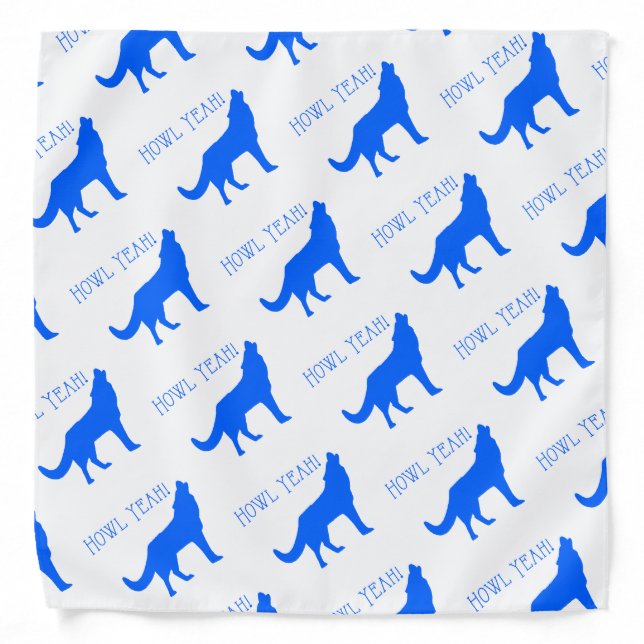 Howl Yeah, Dog Bandana (Front)