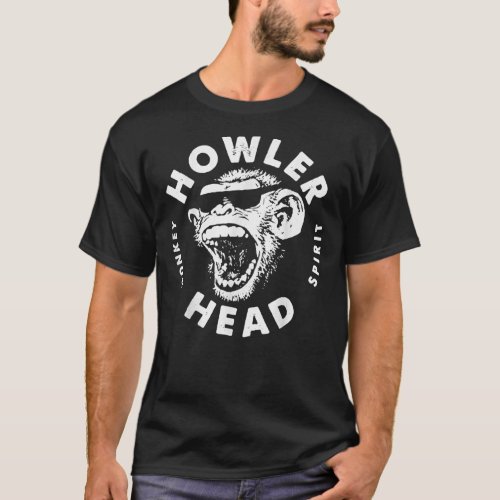 Howler Head Monkey Kentucky Bourbon Whiskey Essent T_Shirt