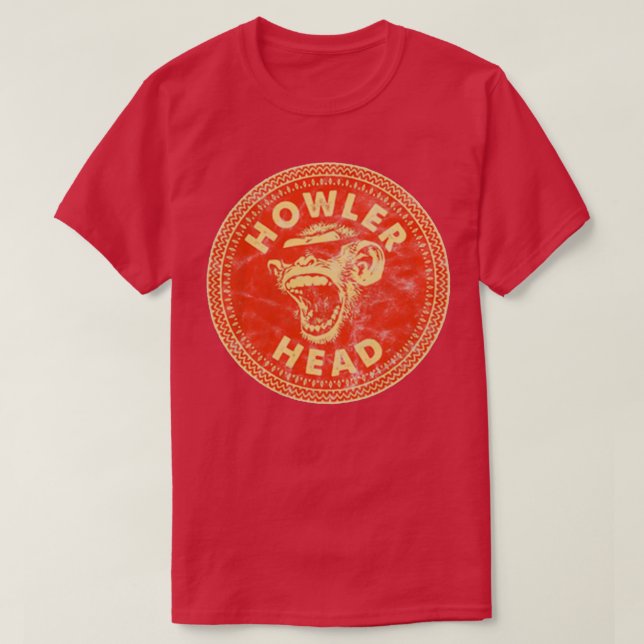 Howler Head Whiskey T-Shirt (Design Front)