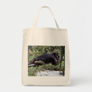Howler Monkey Organic Grocery Tote Bag
