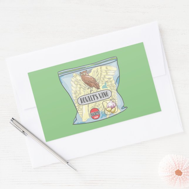 HOWLETS WING Macbeth witches spell. Rectangular Sticker (Envelope)