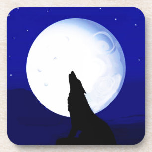 Howlin Coyote - Tucson Arizona Drink Coaster