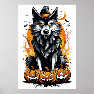 Howlin' Halloween Poster
