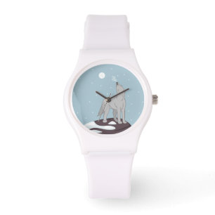 Howling Arctic Wolf Watch