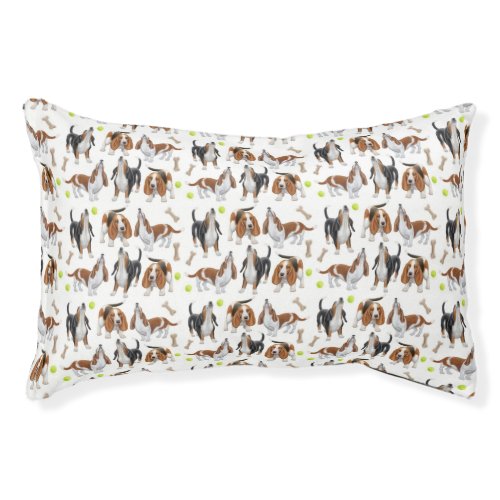 Howling Basset Hound Dogs Pet Bed