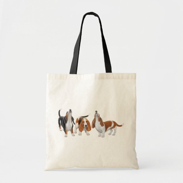 Howling Basset Hounds Bag (Front)