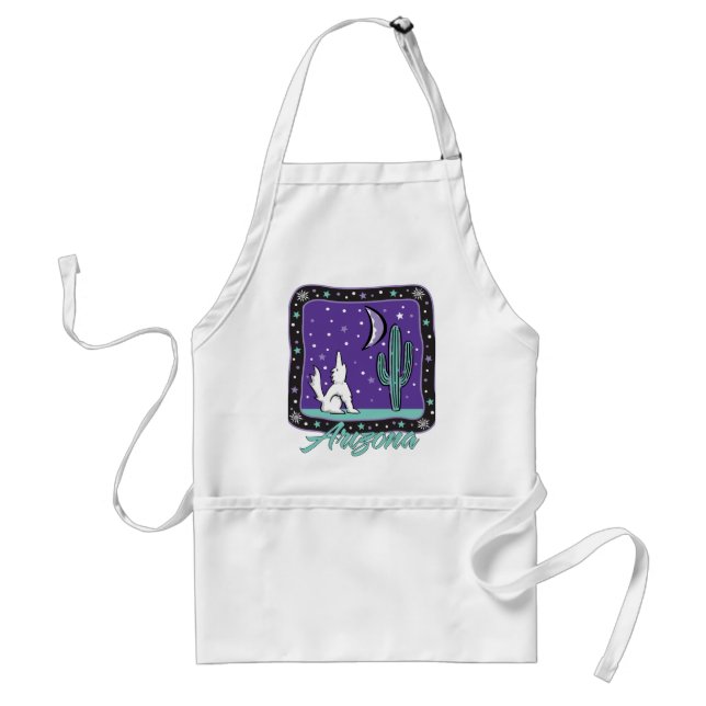 Howling Coyote Arizona Adult Apron (Front)