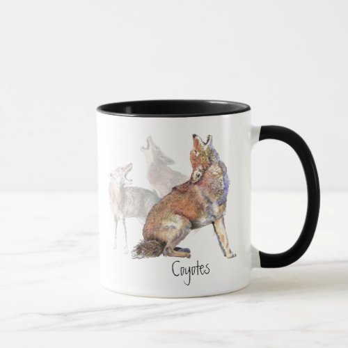 Howling Coyote Coffee Mug
