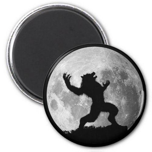 Howling Mad Werewolf Magnet