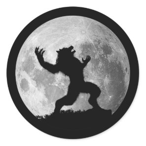 Howling Mad Werewolf Sticker