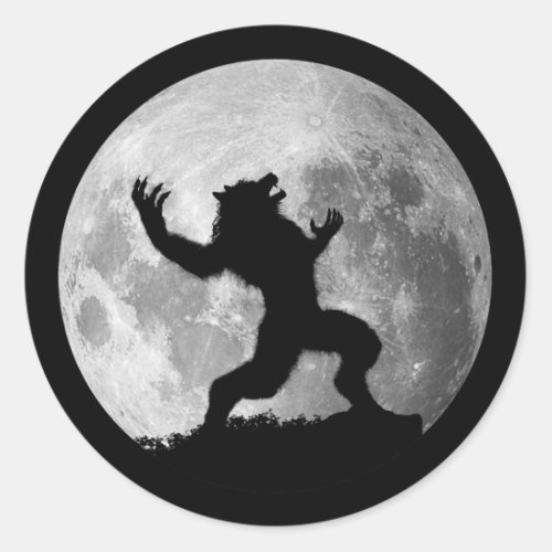 Howling Mad Werewolf Sticker