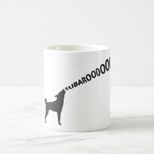 Howling Subaru Dog Coffee Mug