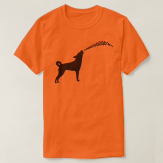 Howling Subaru Dog Light T-Shirt (black design)