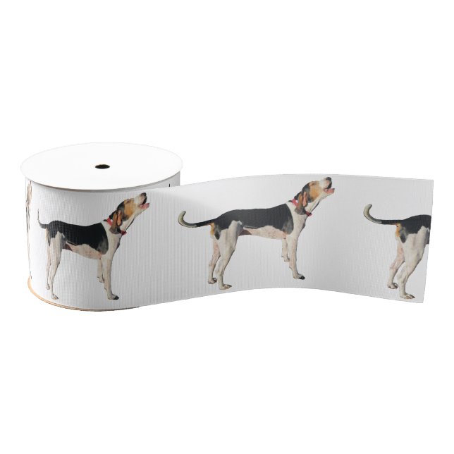 Howling Treeing Walker Coonhound Craft Ribbon (Spool)