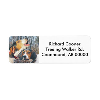 Howling Treeing Walker Coonhound Label