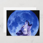 Howling Wolf at Moon (Front/Back)