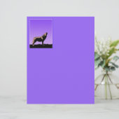 Howling Wolf at Sunset - Original Wildlife Art (Standing Front)