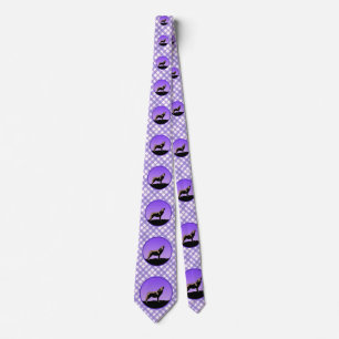 Howling Wolf at Sunset - Original Wildlife Art Neck Tie