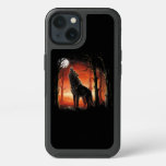 Howling Wolf At Sunset Iphone 13 Case at Zazzle