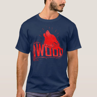 Howling Wolf Awooo Halloween  T-Shirt