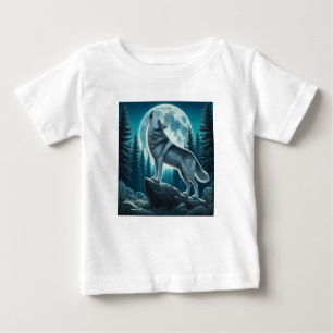 Howling Wolf Baby T-Shirt