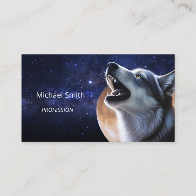 Howling Wolf Business Card (Front)