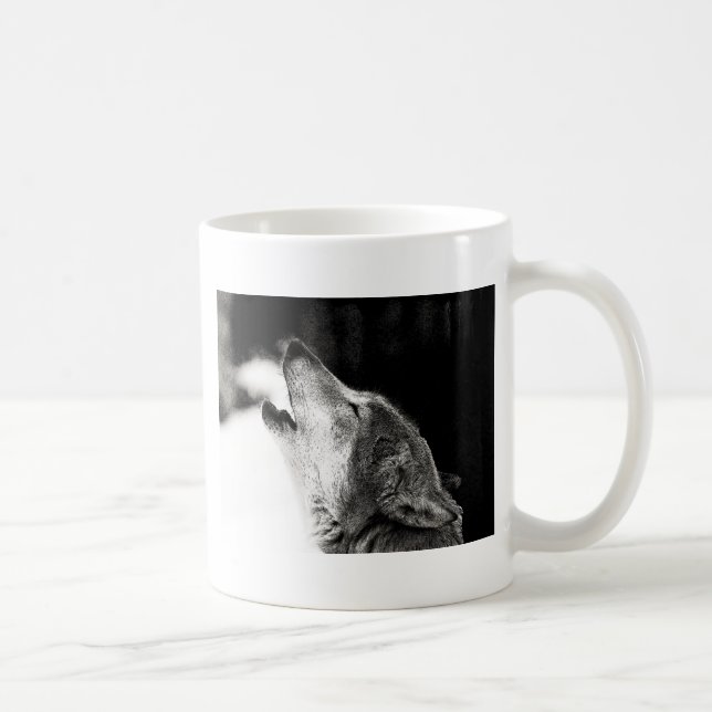 Howling Wolf Coffee Mug (Right)