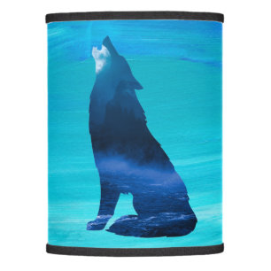 Howling Wolf for Wolf Lovers  Lamp Shade