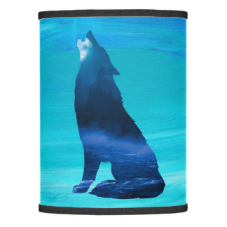 Howling Wolf for Wolf Lovers  Lamp Shade