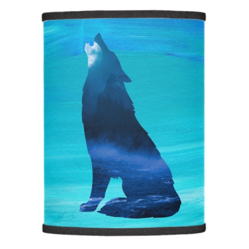 Howling Wolf for Wolf Lovers  Lamp Shade