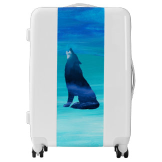 Howling Wolf for Wolf Lovers Luggage