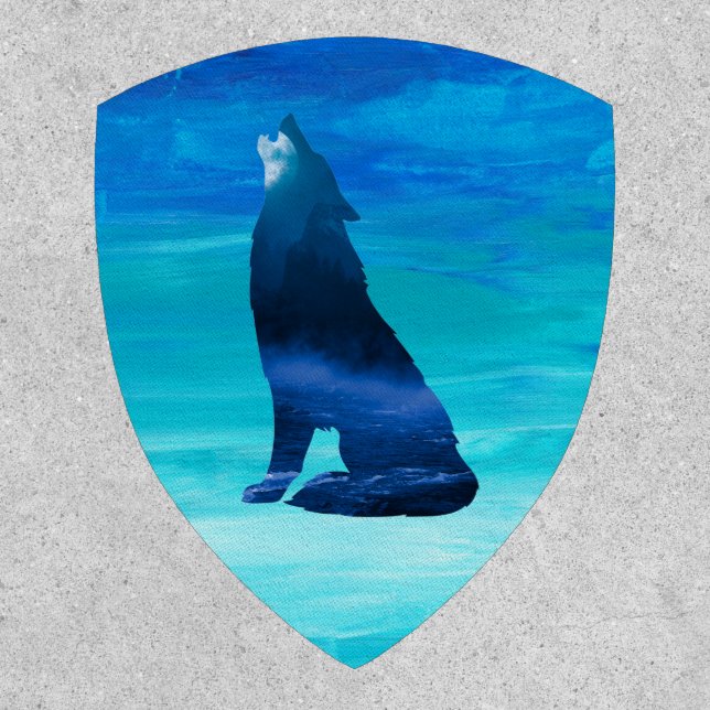 Howling Wolf for Wolf Lovers  Patch (Front)