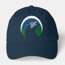 Howling Wolf Full Moon Design