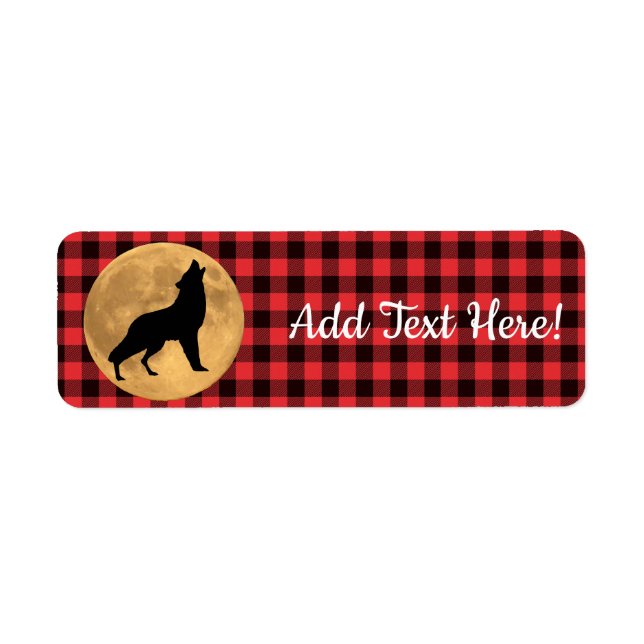 Howling Wolf Full Moon Label (Front)