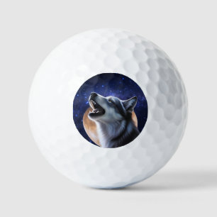 Howling Wolf Golf Balls