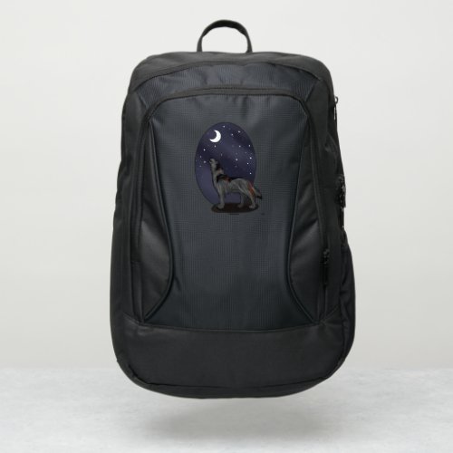 Howling Wolf Gray Nike Backpack