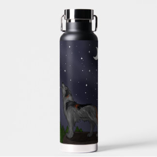 Howling Wolf (Gray) Water Bottle