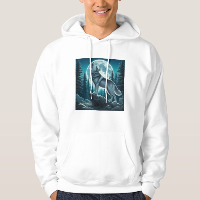 Howling Wolf Hoodie (Front)