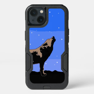 Howling Wolf in Winter  - Original Wildlife Art iPhone 13 Case