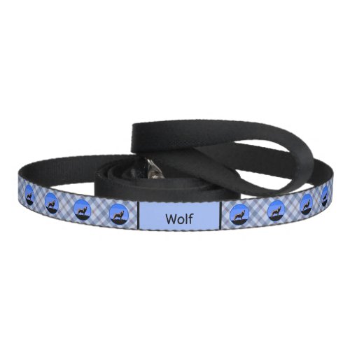 Howling Wolf in Winter  _ Original Wildlife Art Pet Leash