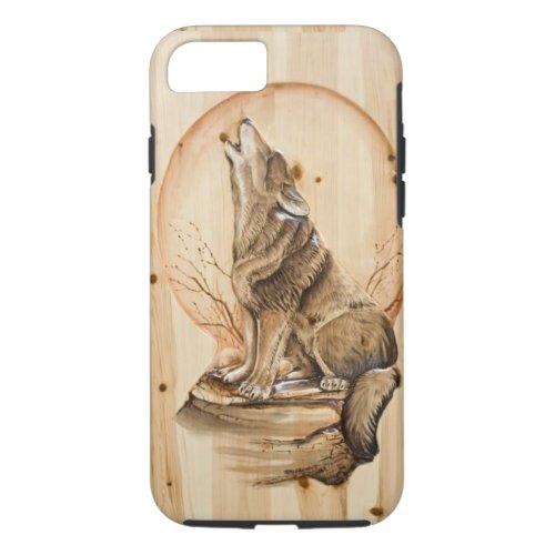 Howling Wolf iPhone 7 Case