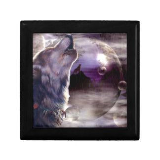 Howling Wolf Keepsake Box