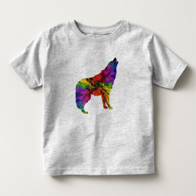 Howling Wolf Kids T-shirt (Front)